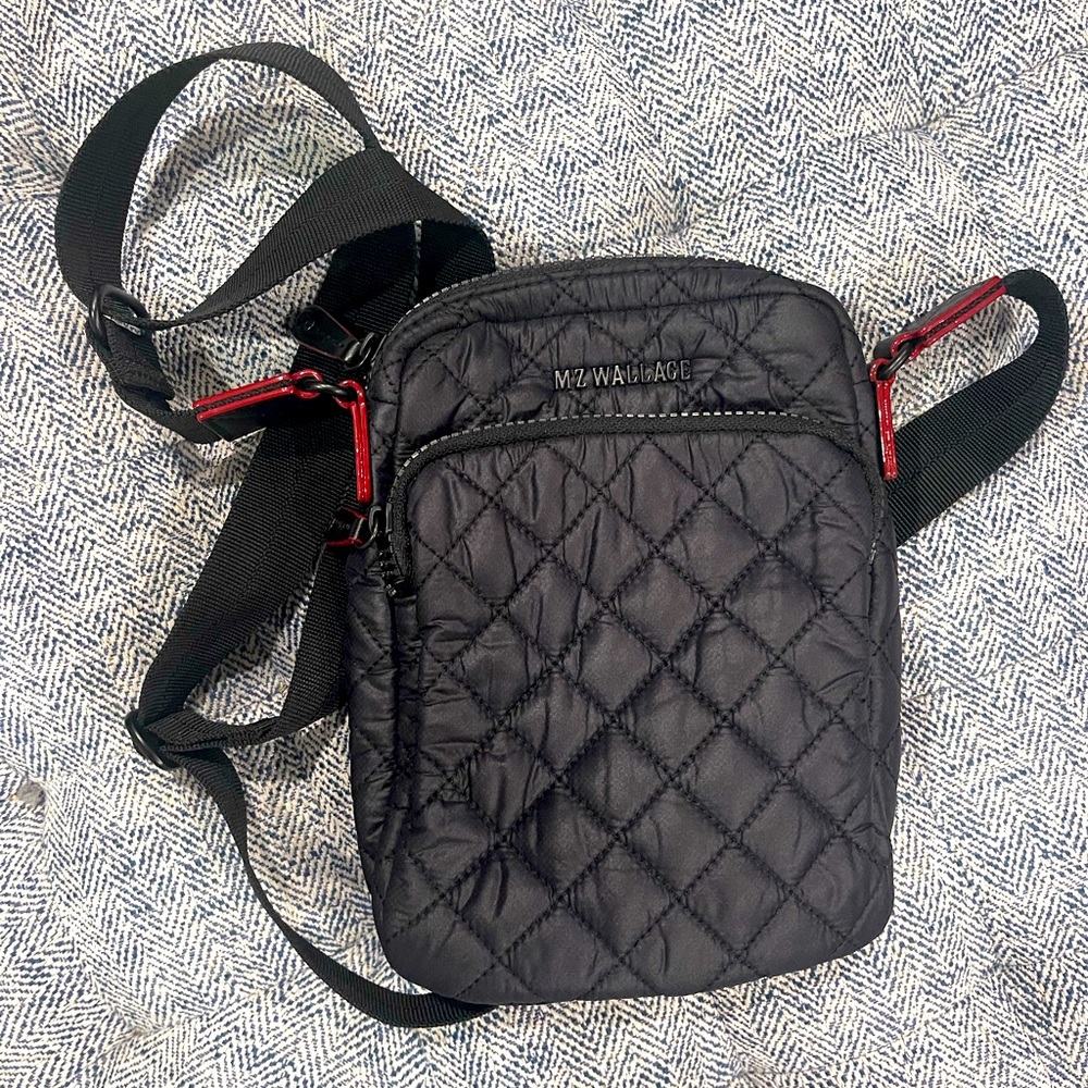 MZ WALLACE Black Metro Crossbody Bag NEW